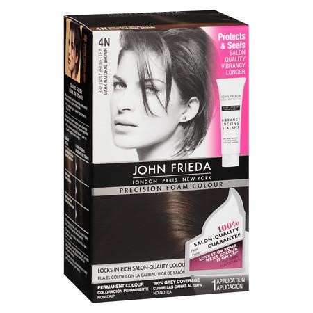 John Frieda Permanent Precision Foam Colour, Dark Natural Brown 1.0 Ea(pack of 2)