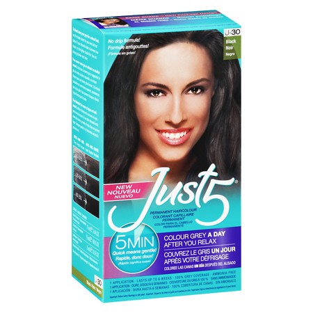 Just 5 Just 5 Women's Hair Color Black Black 1.0 Application