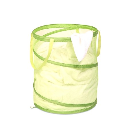 Honey Can Do Large Mesh Pop Open Hamper Lime 1.0 Ea(pack of 2)