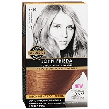 John Frieda Permanent Precision Foam Colour, Dark Caramel Blonde 7NBG 1.0 Ea(pack of 2)
