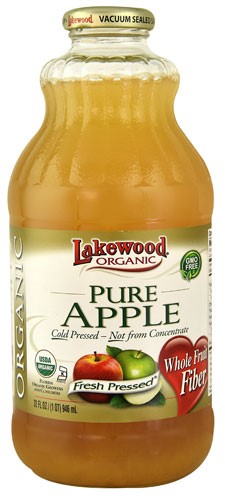 Lakewood Organic Fresh Pressed® Pure Apple Juice - 32 Fl Oz
