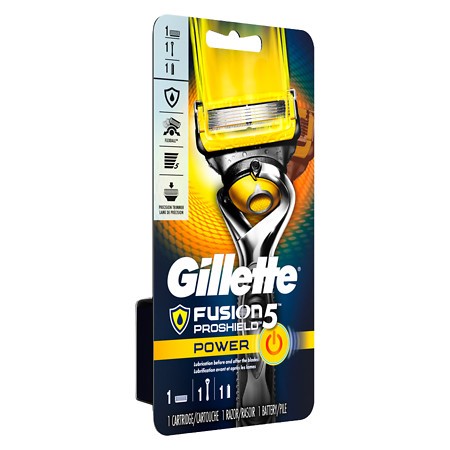 Gillette Fusion ProShield 5 Power Mens Razor 1.0 Ea(pack of 2)