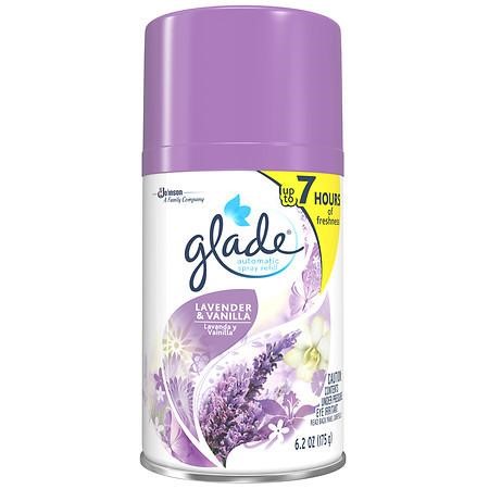 Glade Automatic Spray Refill Lavender & Vanilla 1.0 Ea(pack of 4)