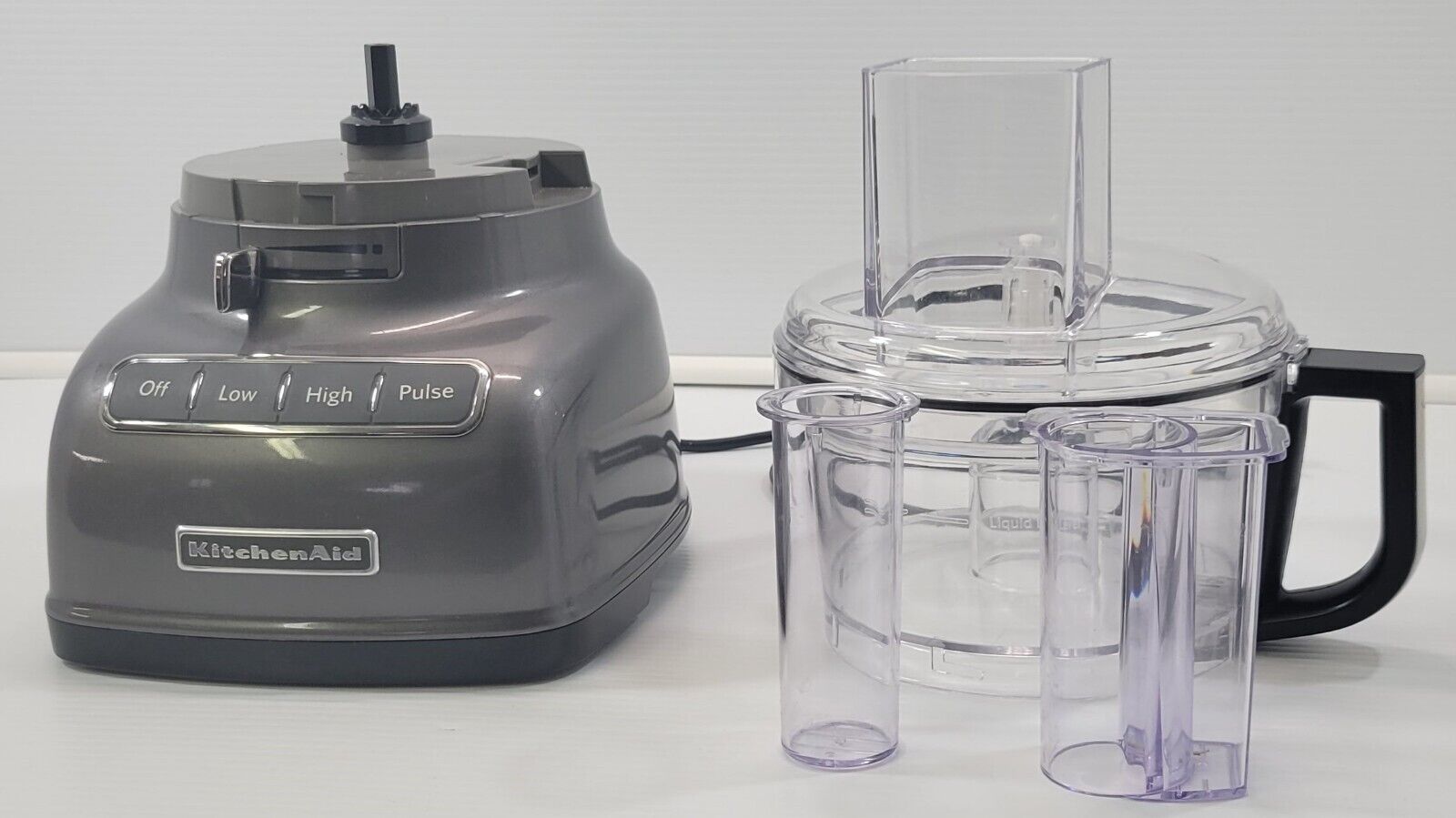 *MSC) KitchenAid KFP0722QG  ExactSlice 7-Cup Food Processor - Liquid Graphite thumbnail