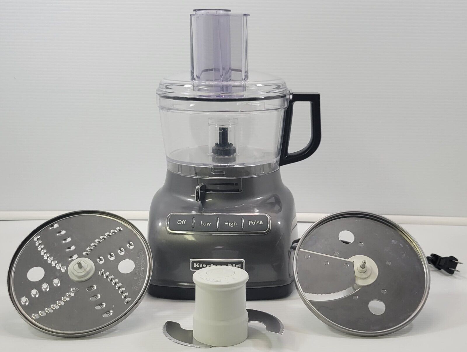 *MSC) KitchenAid KFP0722QG  ExactSlice 7-Cup Food Processor - Liquid Graphite thumbnail