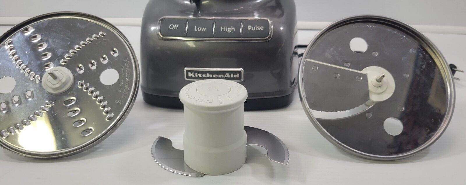 *MSC) KitchenAid KFP0722QG  ExactSlice 7-Cup Food Processor - Liquid Graphite thumbnail