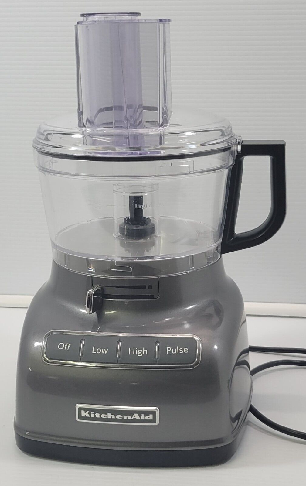 *MSC) KitchenAid KFP0722QG  ExactSlice 7-Cup Food Processor - Liquid Graphite thumbnail