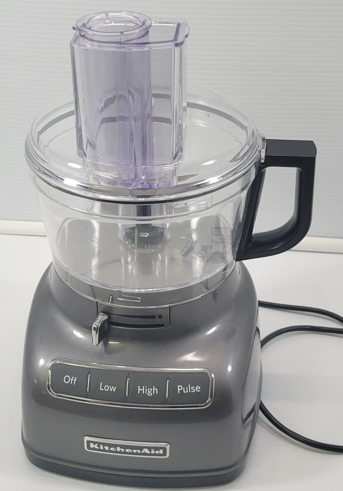 *MSC) KitchenAid KFP0722QG  ExactSlice 7-Cup Food Processor - Liquid Graphite thumbnail