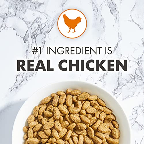 NUTRO WHOLESOME ESSENTIALS Senior Indoor Natural Dry Cat Food for Healthy Weight Farm-Raised Chicken & Brown Rice Recipe, 3 Lb. Bag thumbnail