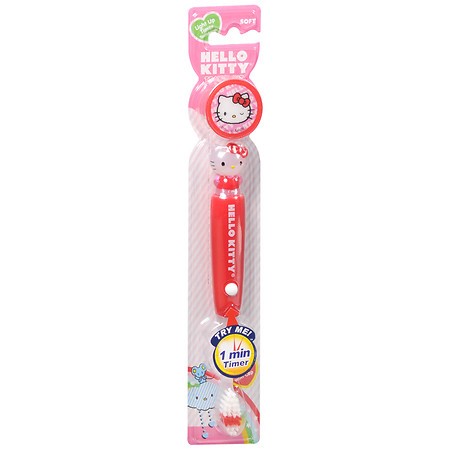 Firefly Kids! Hello Kitty Toothbrush with Cap 1.0 Ea(pack of 4)
