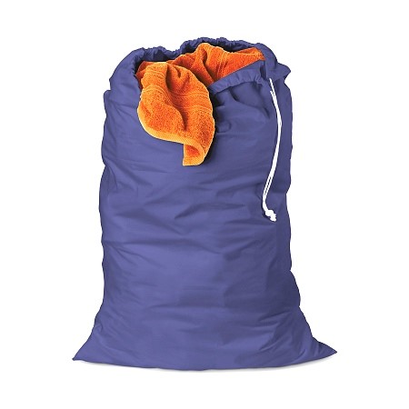 Honey Can Do Jersey Cotton Laundry Bag, 24 X 36 Navy Blue 1.0 Ea