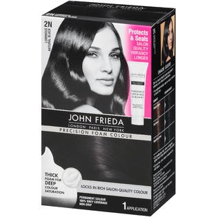John Frieda Permanent Precision Foam Colour, Natural Black 1.0 Ea