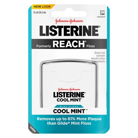 Listerine Floss Cool Mint, 55 Yds 1.0 Ea