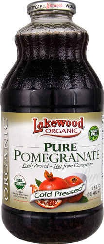 Lakewood Organic Pure Cold Pressed® Pomegranate Juice - 32 Fl Oz Pack of 3