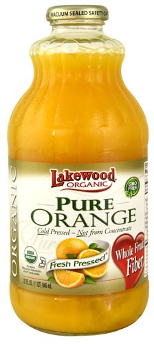 Lakewood Organic Fresh Pressed® Pure Orange Juice - 32 Fl Oz Pack of 2