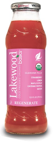 Lakewood Organic Basics™ Juice Regenerate with Lemon, Maple and Cayenne - 12.5 Fl Oz Pack of 4