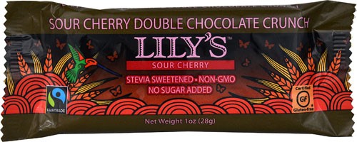Lily's Double Chocolate Crunch Bar Sour Cherry - of 4
