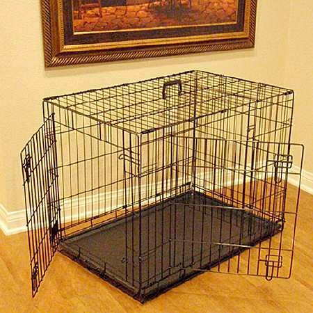 Majestic Pet Products Double Door Folding Dog Crate Cage Medium, 36 Inch 1.0 Ea