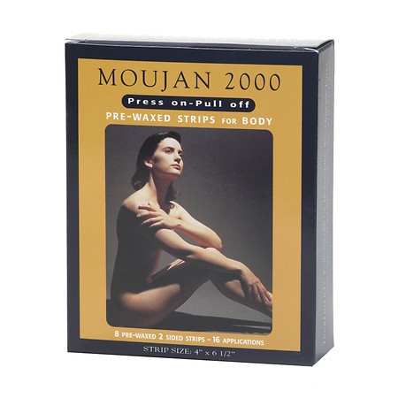 Moujan 2000 Pre-Waxed Strips for Body 1.0 Kit(pack of 3)