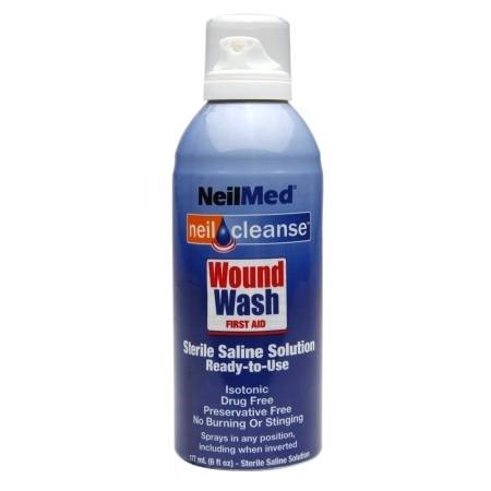 NeilMed NeilCleanse Wound Wash 6 Fl Oz(pack of 12)