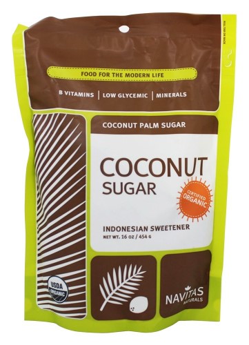 Navitas Naturals - Sweet Tooth Organic Coconut Palm Sugar - 16 Oz(pack of 4)