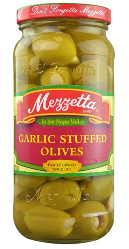 Mezzetta Stuffed Olives Garlic - 10 Oz Pack of 2