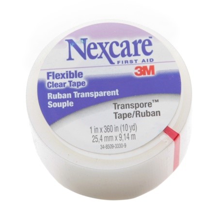 Nexcare First Aid Tape, Transpore Clear 1.0 Ea