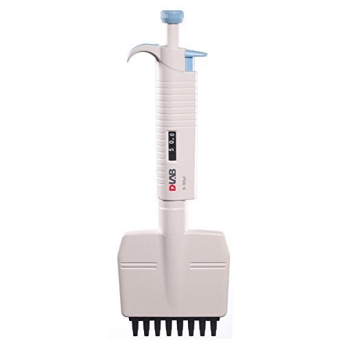 DLAB 7030203004 Micropette Eight-Channel Adjustable Volume, 0.5-10 Ul