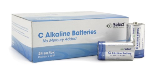 McKesson Alkaline Battery C Cell 1.5V Disposable 24 Pack