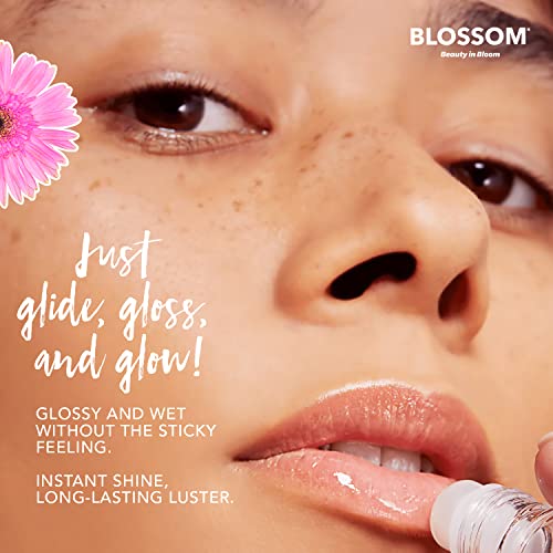 Blossom Scented Roll on Lip Gloss  Infused with Real Flowers  Made in USA  0.3 Fl. Oz./9ml  3 Pack Gift Set  Candy Cane  Gingerbread  Sugar Cookie thumbnail