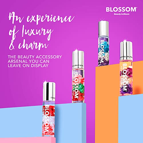 Blossom Scented Roll on Lip Gloss  Infused with Real Flowers  Made in USA  0.3 Fl. Oz./9ml  3 Pack Gift Set  Candy Cane  Gingerbread  Sugar Cookie thumbnail