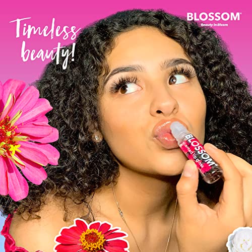 Blossom Scented Roll on Lip Gloss  Infused with Real Flowers  Made in USA  0.3 Fl. Oz./9ml  3 Pack Gift Set  Candy Cane  Gingerbread  Sugar Cookie thumbnail
