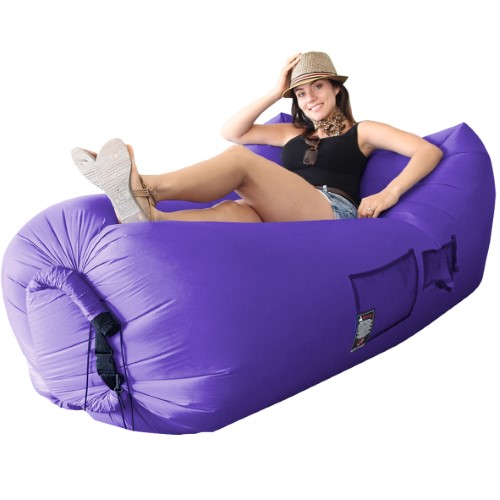 Best Selling WooHoo 3.0 Giant Outdoor Inflatable Lounger with Carry Bag - Air Lounger - Air Couch - Patent Pending
