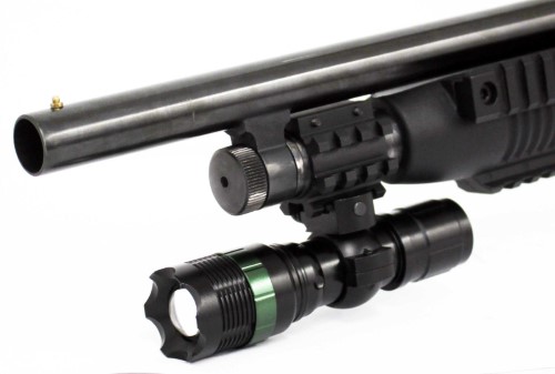Trinity 300 Lumen Tactical Flashlight with Mount for 12 Gauge MOSSBERG Youth 505