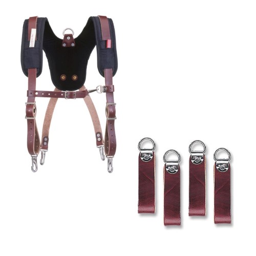 Occidental Leather 5055 Suspenders and 5509 Loop Bundle
