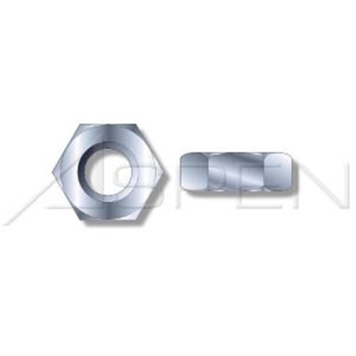 Aspen Fasteners 0.5-13 in. Heavy Hex Jam Nuts, Steel - Zinc Plated - 3600 Piece