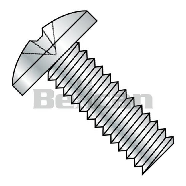 Shorpioen 1108MPB No.10-32 X 0.5 Phillips Binding Undercut Fully Threaded Machine Screw - Zinc - Box of 8000