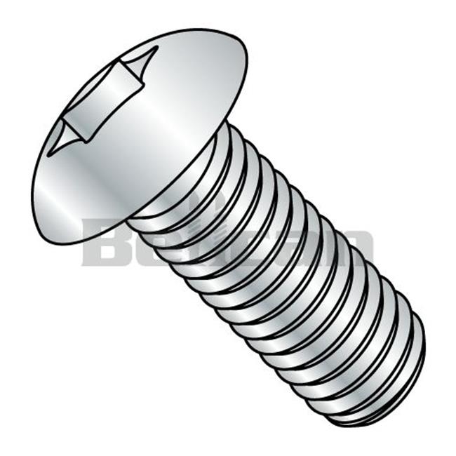 Shorpioen 3108MTT 0.31-18 X 0.5 6 Lobe Truss Fully Contour Fully Threaded Machine Screw - Zinc - Box of 2000