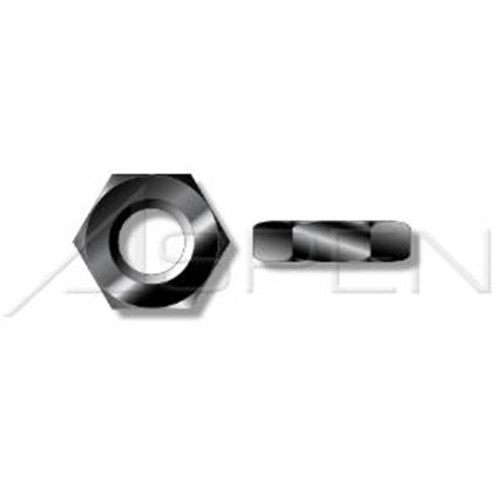 Aspen Fasteners 0.5-13 in. Hex Jam Nuts, Steel - Black Oxide & Oil - 3600 Piece