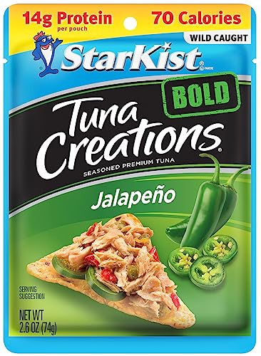 (24 Pack) StarKist Tuna Creations  BOLD Jalapeno  14g Protein  2.6 Oz Pouch