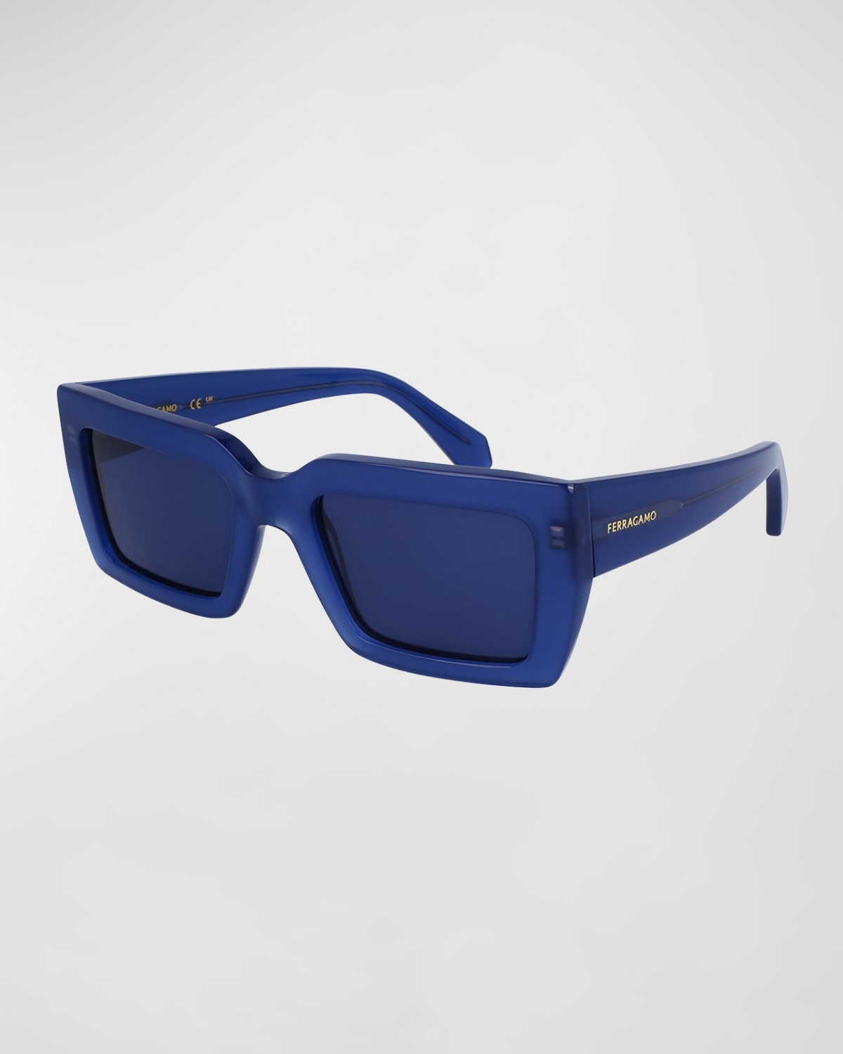 Ferragamo, Sunglasses, Unisex, Blue, 54 MM, Sf1108S Sunglasses