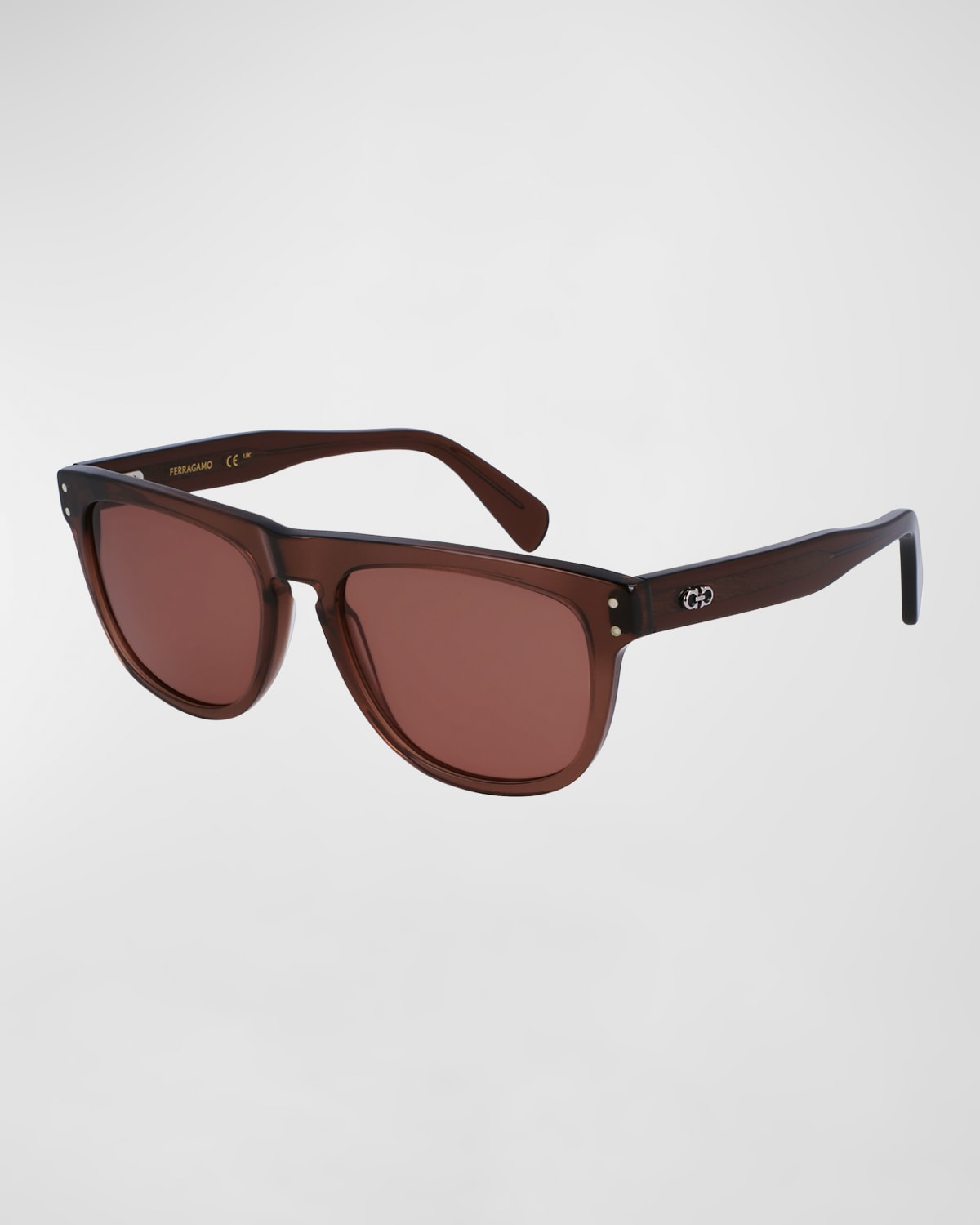 Salvatore Ferragamo SF 1111S 232 Men's Sunglasses Brown Size 55