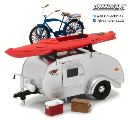 Greenlight 1:24 Hitch & Tow Trailers 1947 Ken-Skill Teardrop Trailer