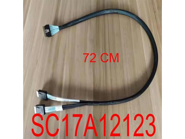 For Workstation Power Supply Cable SC17A12123 Slimline SAS Cable SFF-8654 to Dual SFF-8611 OCuLink PCIE