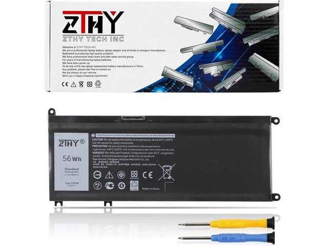 ZTHY 56Wh 33YDH Battery Replacement for Dell Inspiron 15 7577 17 7773 7778 7779 7786 2in1 G3 15 3579 G3 17 3779 G5 15 5587 G7 15 7588 Latitude 3380.