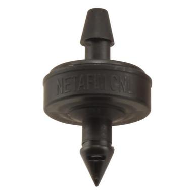 Hydro Flow / Netafim Self Piercing Pressure Compensating Emitters W/ 1.74 Internal Check Valve 1.0 GPH Barb Inlet 160 in Black (25/Cs)