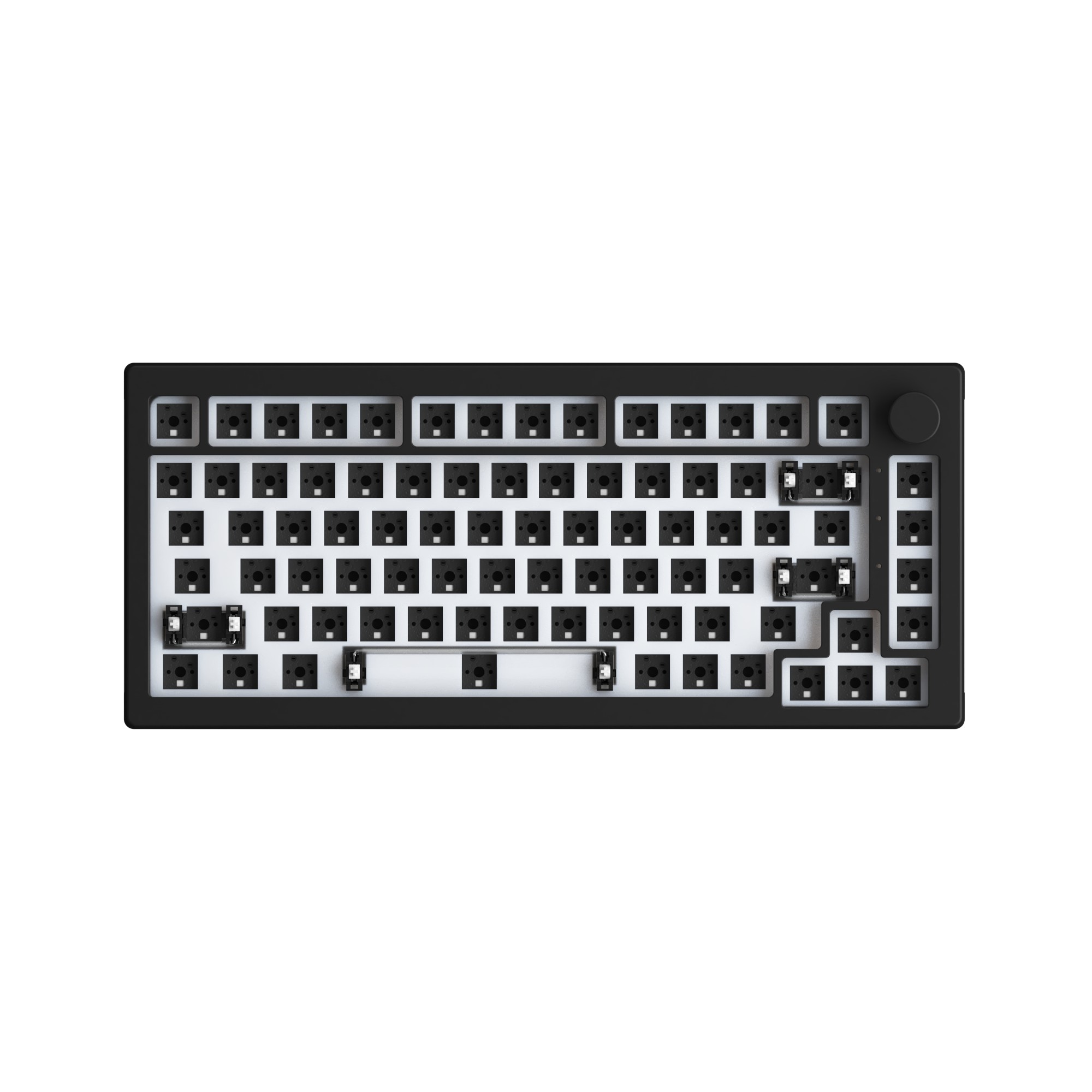 Akko 5075S VIA Kit 75% Custom Barebone Keyboard RGB Backlit 3/5-Pin Hotswap Mechanical Gaming