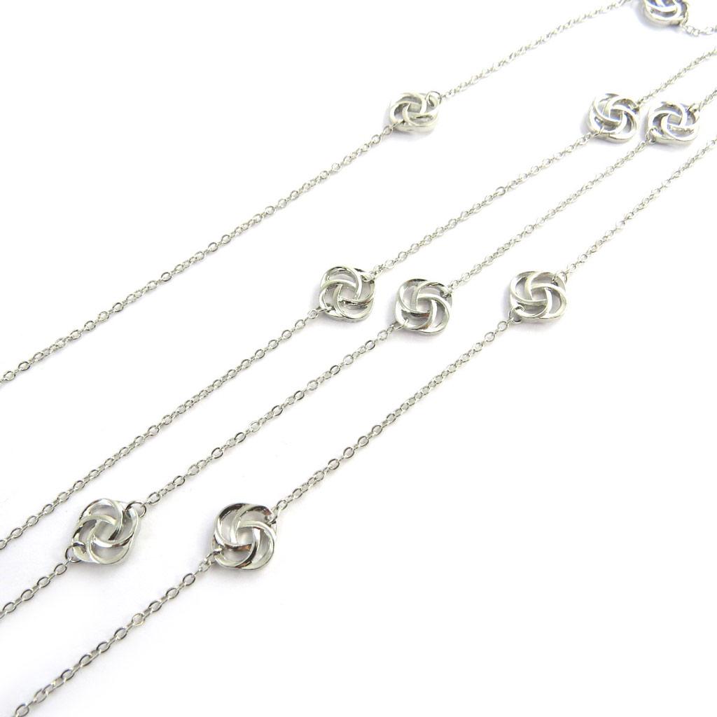 Les Trésors De Lily [M9332] - Collier Créateur 'Rosa Romantica' Argenté