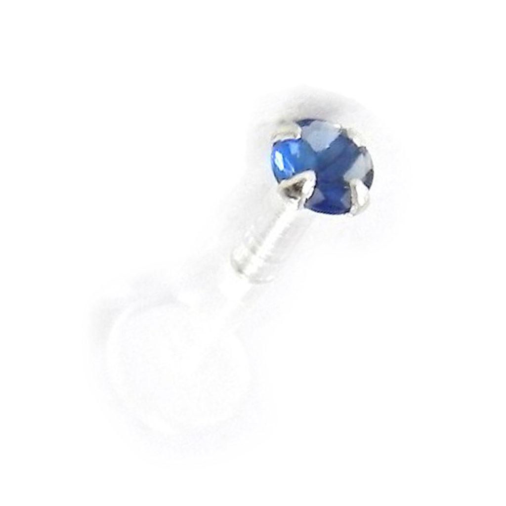 Les Trésors De Lily [H9764] - Labret 'Mouche' Bleu 2. 5 Mm