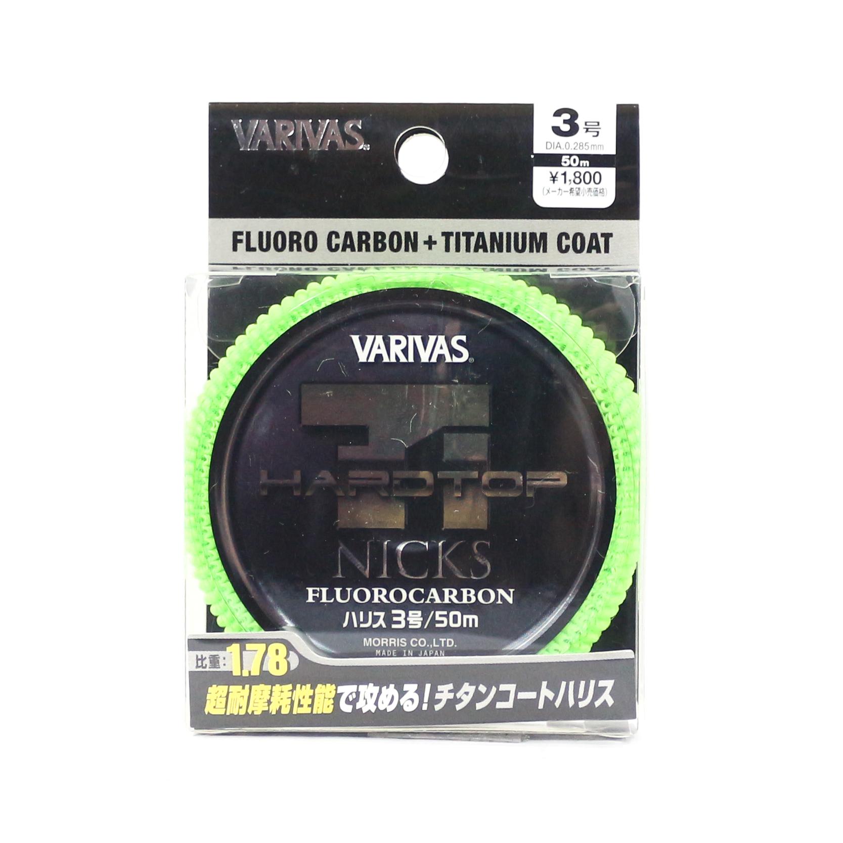 Varivas Fluorocarbon Ti-F Titanium Line Hardtop 50m 3,0.285mm 12lb (9303)